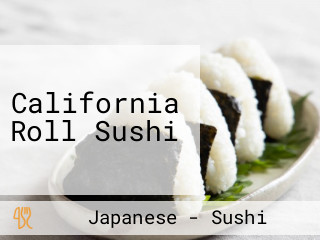 California Roll Sushi