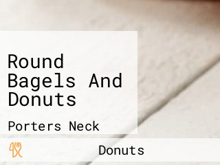 Round Bagels And Donuts