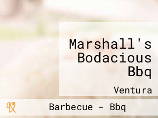 Marshall's Bodacious Bbq