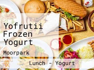 Yofrutii Frozen Yogurt