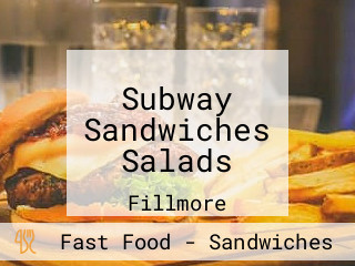 Subway Sandwiches Salads