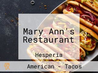 Mary Ann's Restaurant