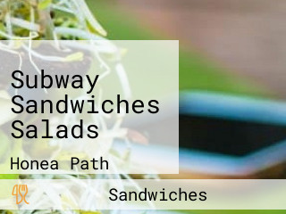 Subway Sandwiches Salads