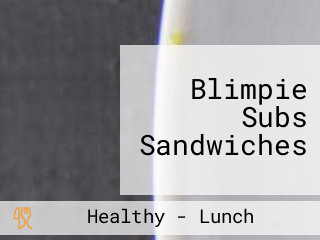 Blimpie Subs Sandwiches