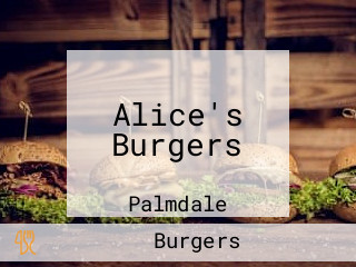 Alice's Burgers