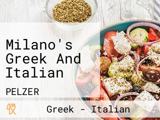 Milano's Greek And Italian