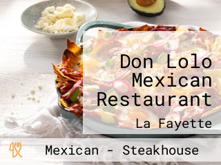 Don Lolo Mexican Restaurant