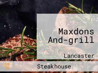 Maxdons And-grill