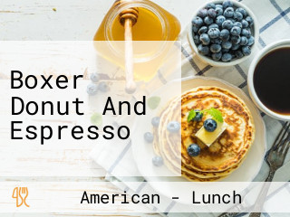 Boxer Donut And Espresso