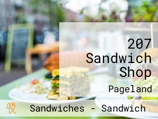 207 Sandwich Shop