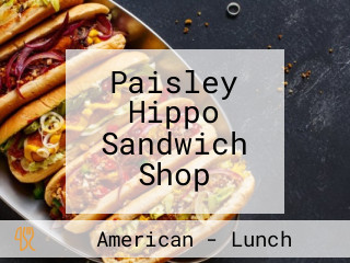 Paisley Hippo Sandwich Shop