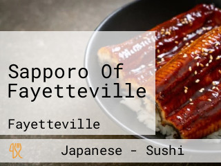 Sapporo Of Fayetteville