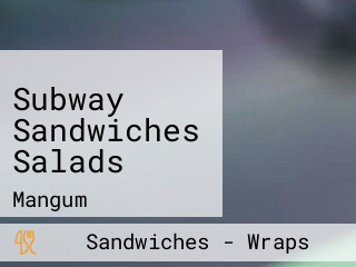 Subway Sandwiches Salads