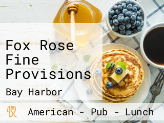 Fox Rose Fine Provisions