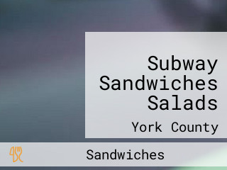 Subway Sandwiches Salads