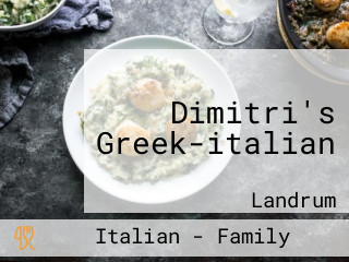 Dimitri's Greek-italian