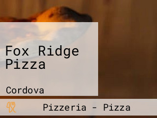 Fox Ridge Pizza