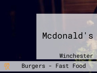 Mcdonald's