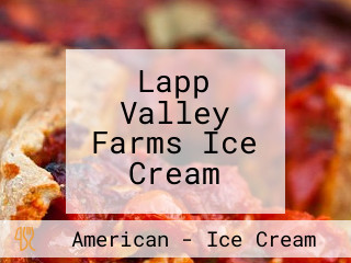 Lapp Valley Farms Ice Cream