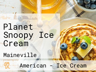 Planet Snoopy Ice Cream