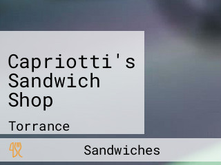 Capriotti's Sandwich Shop