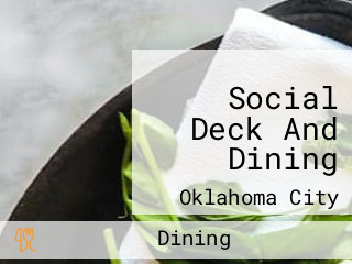 Social Deck And Dining