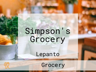 Simpson's Grocery