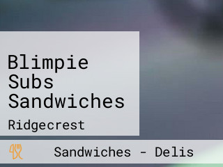 Blimpie Subs Sandwiches