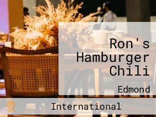 Ron's Hamburger Chili