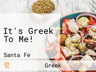 It's Greek To Me!