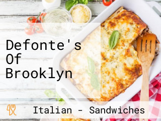 Defonte's Of Brooklyn