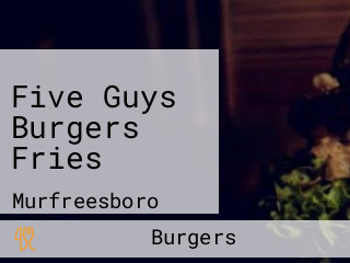 Five Guys Burgers Fries