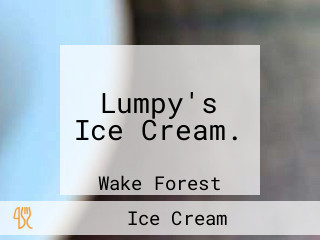 Lumpy's Ice Cream.