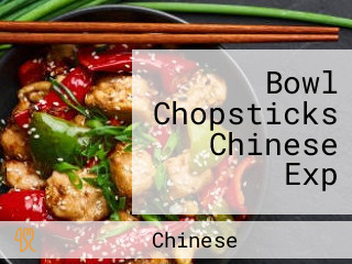 Bowl Chopsticks Chinese Exp