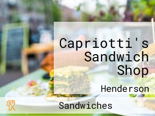 Capriotti's Sandwich Shop