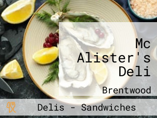 Mc Alister's Deli