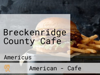 Breckenridge County Cafe