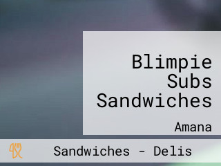 Blimpie Subs Sandwiches