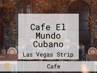 Cafe El Mundo Cubano