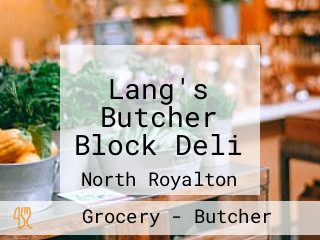 Lang's Butcher Block Deli