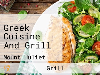 Greek Cuisine And Grill