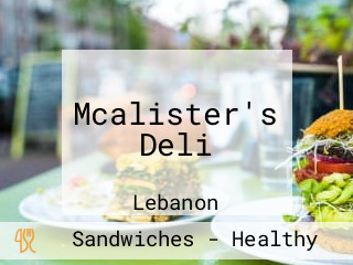 Mcalister's Deli