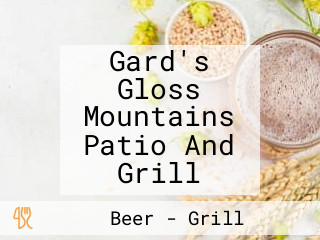 Gard's Gloss Mountains Patio And Grill