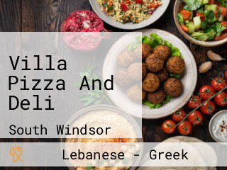 Villa Pizza And Deli