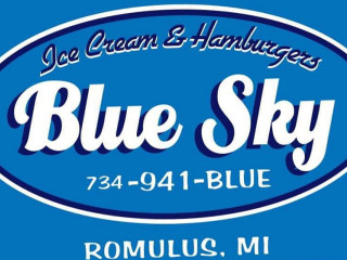 Blue Sky Ice Cream Hamburger