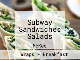 Subway Sandwiches Salads