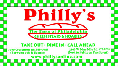 Philly's Cheesesteaks Hoagies