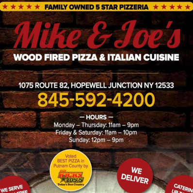 Mike And Joe's Wood Fire Pizza, Hopewell Jct